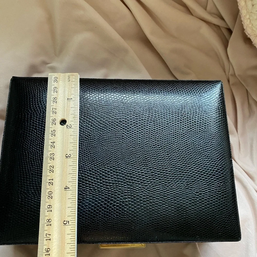 Handcrafted Leather Jewel Box with lock and key made in Spain for Neiman…
